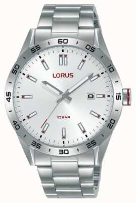 Lorus Sports 40mm Quartz Watch Silver Sunray Dial RH963NX9
