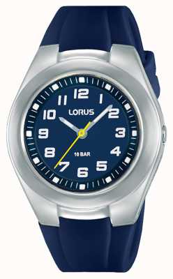 Lorus Kids Blue Silicone Strap and Dial RRX83GX9