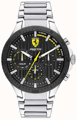 Scuderia Ferrari | Pista Dual Track | Black Textured Dial | 0830854