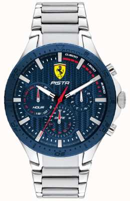 Scuderia Ferrari | Pista Dual Track | Blue Textured Dial | 0830855
