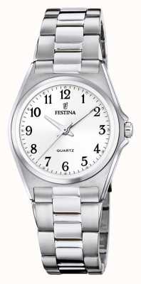 Festina Women's | White Dial | Stainless Steel Bracelet F20553/1