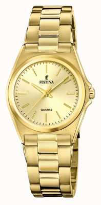 Festina Women's | Gold Dial | Gold PVD Bracelet F20557/3