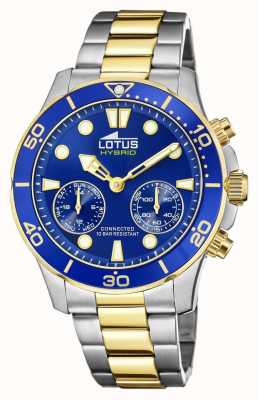 Lotus Men's Connected | Blue Dial | Two Tone Stainless Steel Bracelet L18801/1