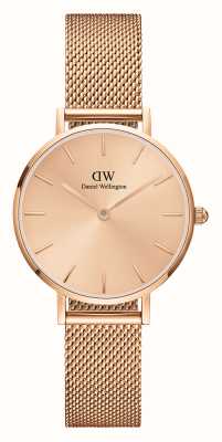 Daniel Wellington Petite Unitone (36mm) Rose-Gold Dial / Rose-Gold PVD Stainless Steel Mesh DW00100472