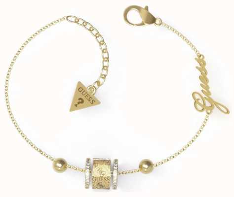 Guess Round Harmony Gold Crystal Bracelet UBB01163YGL