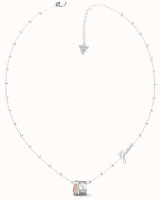 Guess Round Harmony Crystal Band Necklace UBN01154RHRG