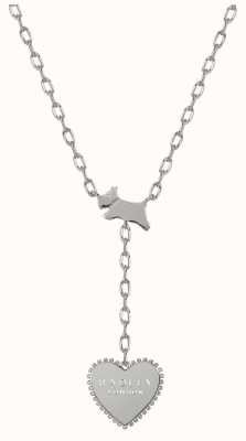 Radley Jewellery Fashion | Sterling Silver Dog & Heart Pendant Necklace RYJ2203S