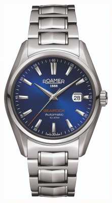 Roamer Searock Automatic Blue Dial Steel Bracelet 210633 41 45 20