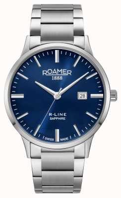 Roamer R-Line Classic Blue Dial Steel Bracelet 718833 41 45 70