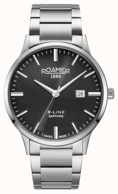 Roamer R-Line Classic Black Dial Steel Bracelet 718833 41 55 70