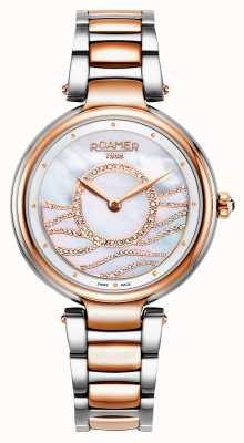 Roamer Lady Mermaid Rose Gold Bi Colour Bracelet 600857 49 15 50