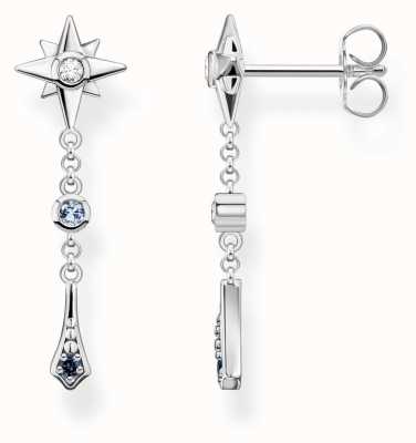 Thomas Sabo Royalty Star Sterling Silver Drop Stud Earrings H2209-945-7