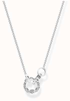 Thomas Sabo Forever Crown Sterling Silver Necklace 40-45 cm KE1987-643-14-L45V