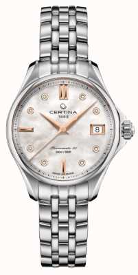 Certina DS Action Lady Diamond Set Mother of Pearl Dial Watch C0322071111600
