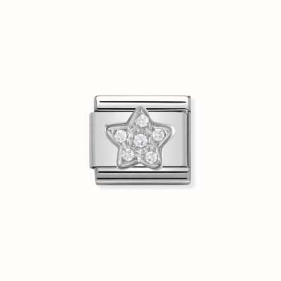 Nomination Composable CL SYMBOLS Steel Cubic Zirconia And Silver 925 Star 330304/02