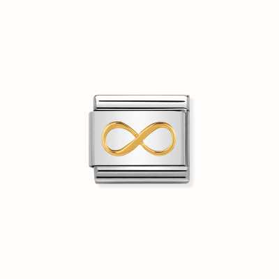 Nomination Composable Classic SYMBOLS And Steel And 18k Gold Infinity 030162/41