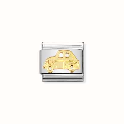 Nomination COMPOSABLE Classic TECH In Stainless Steel With 18k Gold Car 030108/05