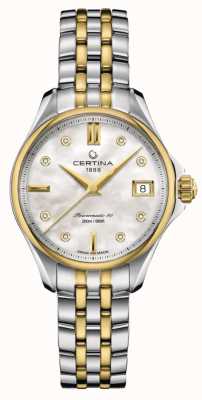 Certina DS Action Mother of Pearl Dial Two Tone Watch C0322072211600