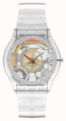 Swatch CLEARLY SKIN Bio-sourced Case Transparent Strap SS08K109
