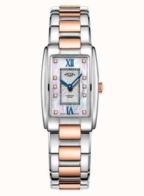 Rotary Women's Cambridge Diamond Set Two-Tone Watch LB05437/07/D