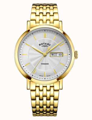 Rotary Windsor Yellow-Gold Plated Stainless Steel Watch GB05423/02