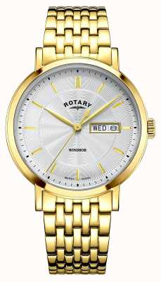 Rotary Windsor Yellow-Gold Plated Stainless Steel Watch GB05423/02