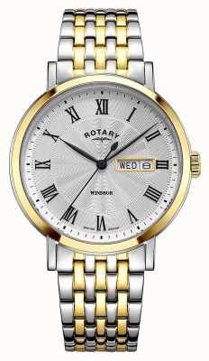 Rotary Windsor Two-Tone Stainless Steel Watch GB05421/01