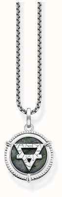 Thomas Sabo Rebel At Heart Earth Element Coin Pendant Necklace KE2150-503-6-L50V