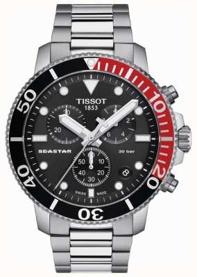 Tissot Seastar 1000 | Chronograph | Black Dial | Stainless Steel T1204171105101