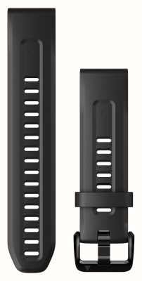 Garmin QuickFit 20mm Strap Only Black Silicone 010-13102-00