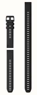 Garmin Quick Release Strap (20mm) Black Silicone / Black Hardware  - Strap Only 010-13028-00