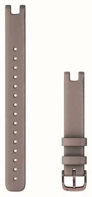 Garmin Lily Strap Only (14 Mm), Paloma Italian Leather With Dark Bronze Hardware (Large) 010-13068-A4