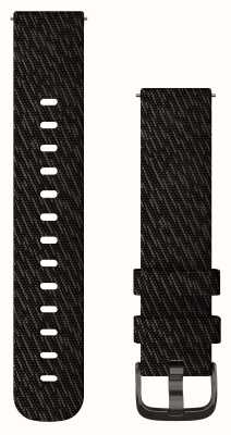 Garmin Quick Release Strap (20mm) Black Pepper Woven Nylon / Slate Hardware - Strap Only 010-12924-13