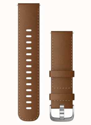 Garmin Quick Release Strap (22mm) Brown Leather / Silver Hardware - Strap Only 010-12932-24