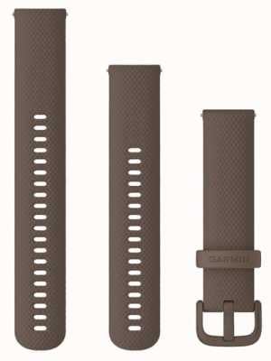 Garmin Quick Release Strap (20mm) Cocoa Silicone / Cocoa Hardware - Strap Only 010-12924-81