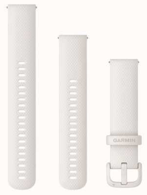 Garmin Quick Release Strap (20mm) Ivory Silicone / Ivory Hardware - Strap Only 010-12924-80