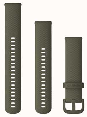 Garmin Quick Release Strap (20mm) Moss Silicone / Moss Hardware - Strap Only 010-13021-06