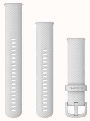 Garmin Quick Release Strap (20mm) White Silicone / White Hardware - Strap Only 010-13021-01