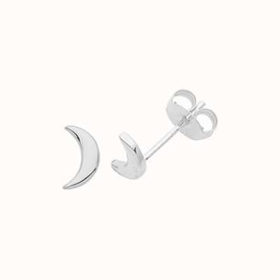 James Moore TH Silver Moon Stud Earrings G51275