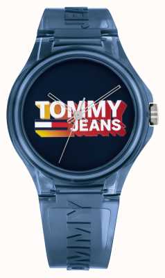 Tommy Jeans Berlin Men's Blue Silicone Watch 1720028