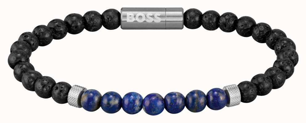 BOSS Jewellery Mixed Beads Lapis Lazuli Blue Bracelet | 190mm 1580271