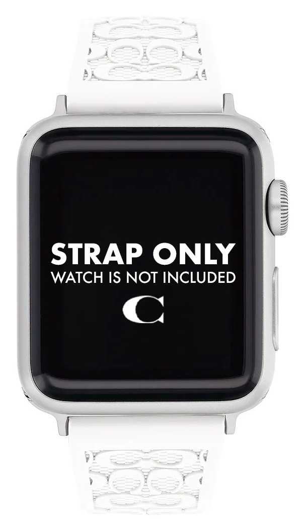 Coach Apple Watch Strap Silicone Ladies|