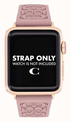 Coach Apple Watch Strap (38/40mm) Pink Silicone 14700040