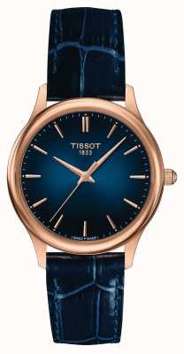 Tissot Excellence Lady 18K Gold Blue Dial and Strap T9262107604100