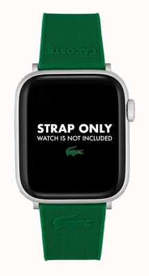 Lacoste Apple Watch Strap (42/44mm) Green Silicone 2050011