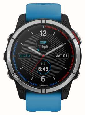 Garmin Quatix 7 Marine GPS Smartwatch Blue Silicone Strap 010-02540-61