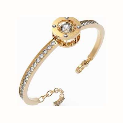 Guess womens | Solitare | Gold PVD Steel | Bangle UBB01460YGL