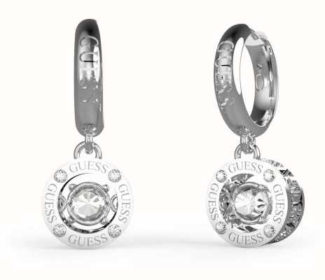 Guess Women's Solitaire Crystal Set Stud Earrings UBE01463RH