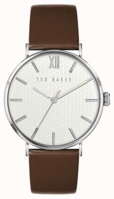 Ted Baker PHYLIPA GENTS Brown Leather Strap BKPPGS215