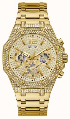 Guess Mens | Momentum | Gold Dial | PVD Plated Bracelet EX-DISPLAY GW0419G2-EX-DISPLAY